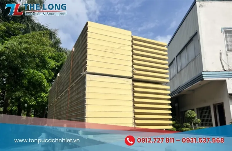 Sản phẩm tonpucachnhiet du an 10 — Công Ty TNHH Xây Dựng Tấm Cách Âm Cách Nhiệt Thế Long — MST 0315606651