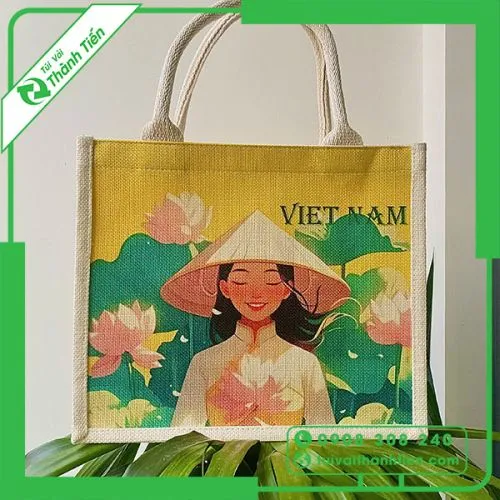 Sản phẩm tui day hinh co gai 1 — Công Ty TNHH In ấn Bao Bì Thành Tiến — MST 0315619650