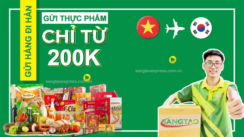 Sản phẩm gui thuc pham di han quoc — Công Ty TNHH Phát Triển Sáng Tạo — MST 0315626778