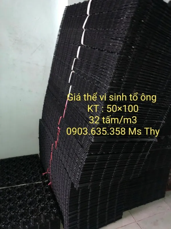 Sản phẩm giá thể vi sinh tổ ong 767x1024 — Công Ty TNHH Thương Mại Dịch Vụ Cơ Điện Thiên Bảo — MST 0315636751