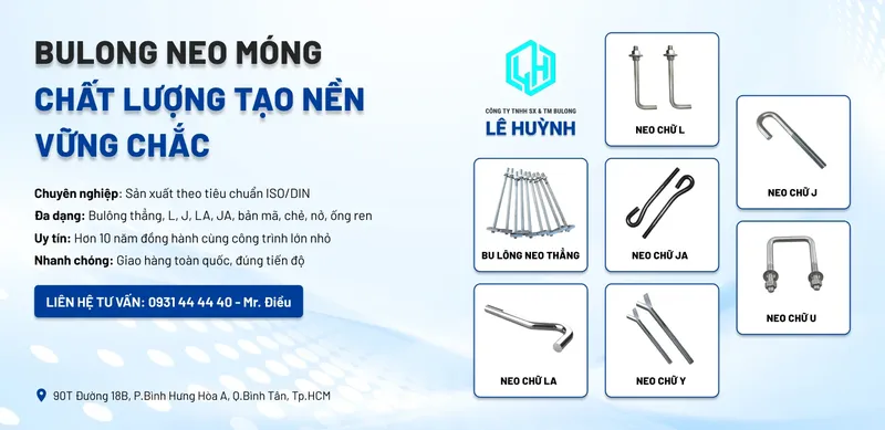 Sản phẩm bulong (1) — Bulong Lê Huỳnh - Công Ty TNHH Sản Xuất Và Thương Mại Bulong Lê Huỳnh — MST 0315639181