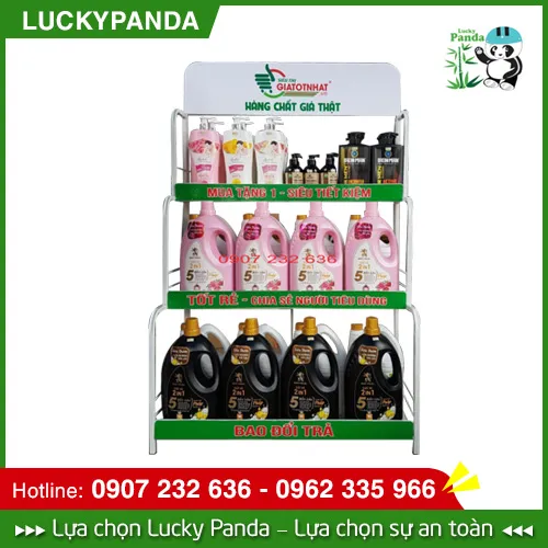 Sản phẩm ke nuoc xa — Kệ Quảng Cáo LUCKY PANDA - Công Ty TNHH LUCKY PANDA — MST 0315646950