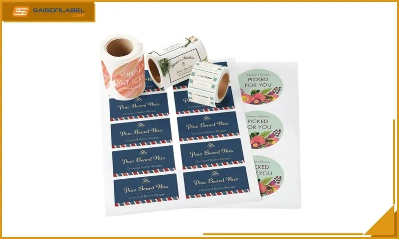 Sản phẩm in decal giay — Công Ty TNHH In Nhãn Bao Bì Sài Gòn Label — MST 0315672238