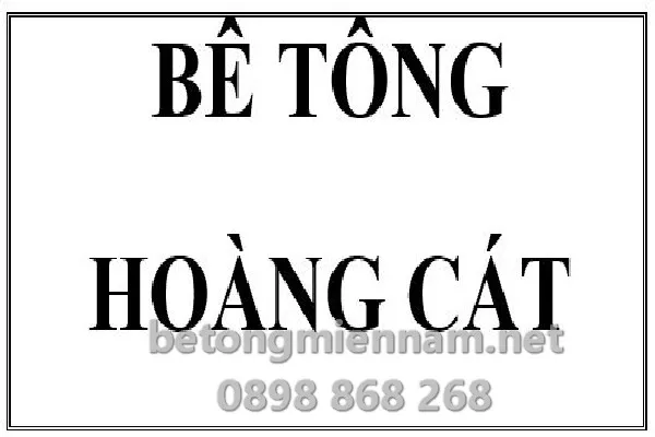 Sản phẩm be tong hoang cat — Công Ty Bê Tông Tươi Toàn Miền Nam — MST 0315686470