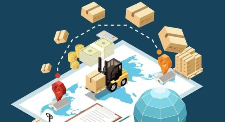 Sản phẩm Logistics la khau trung gian giup van chuyen hang hoa den tan tay nguoi tieu dung 738x400 — Vận Tải Hoàng Long - Công Ty TNHH Đầu Tư TM Và DV Logistics Hoàng Long — MST 0315695669