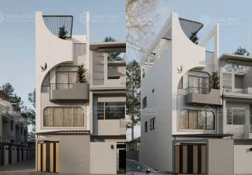 Sản phẩm nha 2 mat tien 5x14m 4 360x250 — Công Ty Cổ Phần Kiến Trúc Xây Dựng Song Phát — MST 0315701577