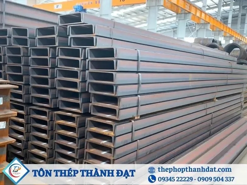 Sản phẩm thep hinh u — Thép Hộp Thành Đạt - Công Ty TNHH Sản Xuất Thương Mại Thành Đạt Steel — MST 0315718041