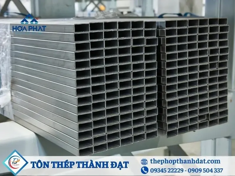Sản phẩm thep hop hoa phat — Thép Hộp Thành Đạt - Công Ty TNHH Sản Xuất Thương Mại Thành Đạt Steel — MST 0315718041