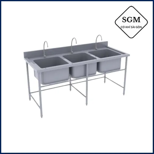Sản phẩm chau rua 3 hoc — Bếp Công Nghiệp Inox Sài Gòn - Công Ty TNHH Sản Xuất Thương Mại Dịch Vụ Cơ Khí
Sài Gòn — MST 0315730560