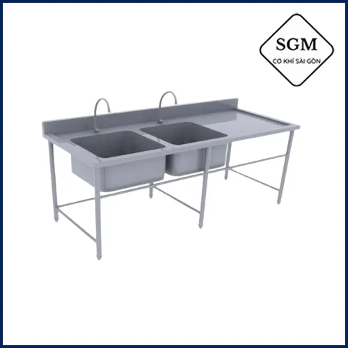 Sản phẩm chau rua doi canh phai — Bếp Công Nghiệp Inox Sài Gòn - Công Ty TNHH Sản Xuất Thương Mại Dịch Vụ Cơ Khí
Sài Gòn — MST 0315730560