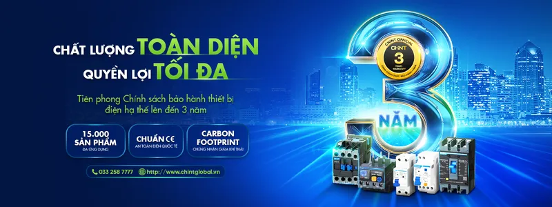 Sản phẩm chint bao hanh 3 nam — Công Ty TNHH CHINT Vietnam Holding — MST 0315739605