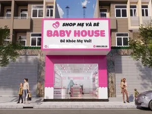 Sản phẩm mau bien quang cao shop me va be 300x225 — Công Ty TNHH Thương Mại - Dịch Vụ - Xây Dựng - Quảng Cáo Led Việt — MST 0315757925