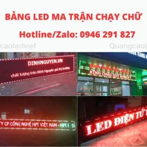 Sản phẩm bang led ma tran 300x300 — Công Ty TNHH Thương Mại - Dịch Vụ - Xây Dựng - Quảng Cáo Led Việt — MST 0315757925