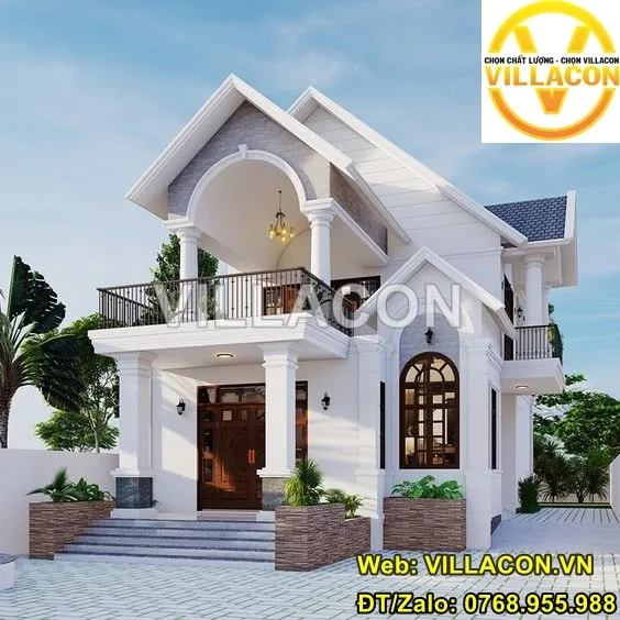 Sản phẩm biet thu mai thai 1 — Công Ty TNHH Xây Dựng Biệt Thự Villacon — MST 0315782826