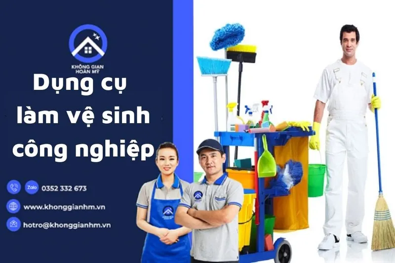 Sản phẩm dung cu lam ve sinh cong nghiep kghm — Công Ty Cổ Phần Thương Mại Dịch Vụ Không Gian Hoàn Mỹ — MST 0315787623