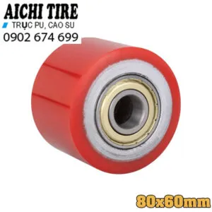 Sản phẩm banh xe nang tay pallet polyurethane 80x60mm 3 300x300 — Công Ty TNHH Sản Xuất Thương Mại Aichi Tire Việt Nam — MST 0315818159