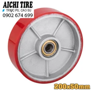 Sản phẩm banh xe nang tay pu 200x50mm 3 300x300 — Công Ty TNHH Sản Xuất Thương Mại Aichi Tire Việt Nam — MST 0315818159