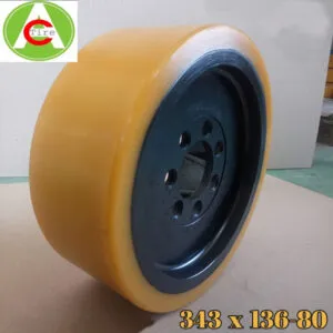 Sản phẩm banh lai xe nang dien bt 343 x 136 80mm 300x300 — Công Ty TNHH Sản Xuất Thương Mại Aichi Tire Việt Nam — MST 0315818159