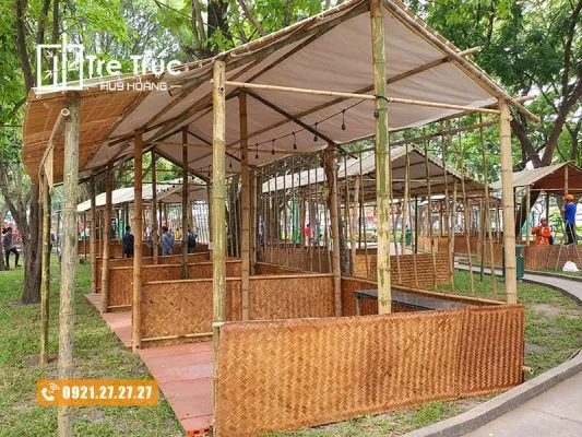 Sản phẩm thi cong lam gian hang bang tre truc 1 533x400 — Công Ty TNHH Dịch Vụ Phát Triển Huy Hoàng — MST 0315820359
