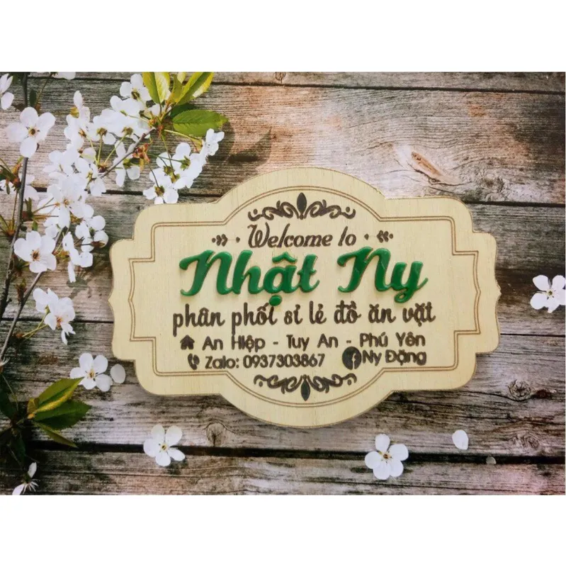 Sản phẩm biển gỗ treo tường — Cắt Khắc Laser Huy Phát - Công Ty TNHH Thiết Bị Quảng Cáo Huy Phát — MST 0315836817