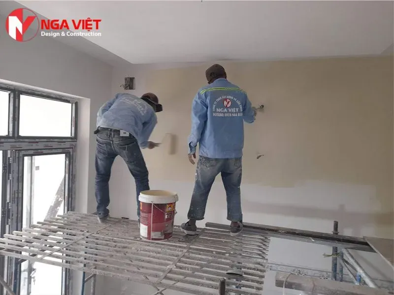 Sản phẩm thi cong son nuoc — Công Ty TNHH Xây Nhà Nga Việt — MST 0315838483