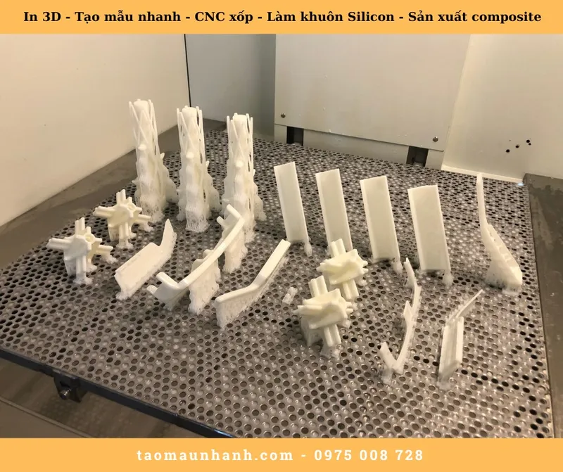 Sản phẩm dịch vụ tạo mẫu nhanh in 3d cnc xốp sản xuất composite làm khuôn silicon 45 — Công Ty TNHH Thương Mại Beconi — MST 0315849855