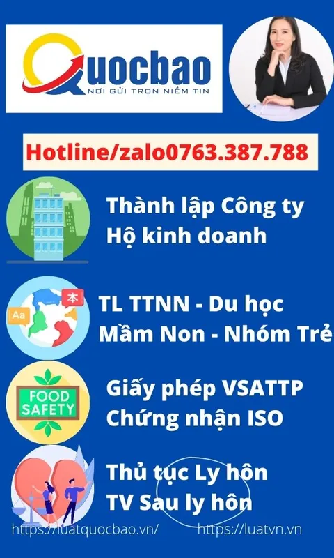 Sản phẩm 1 — Công Ty TNHH Luật Quốc Bảo — MST 0315884930