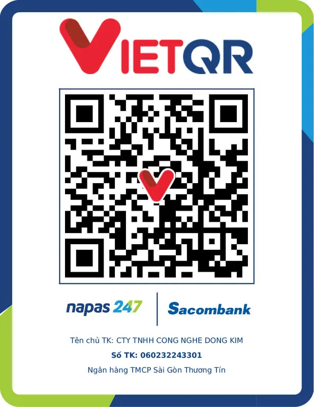 Sản phẩm QR Tai_khoan_CNDK — Công Ty TNHH Công Nghệ Đông Kim — MST 0315889953