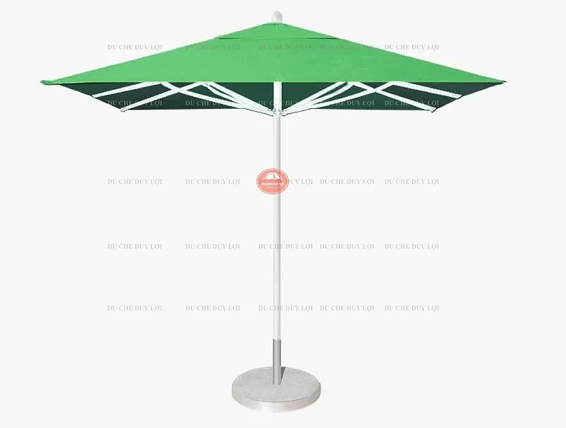 Sản phẩm 21_1690425772_du dung tam vuong 1 tang duy loi mau xanh la 04 — Dù Che Duy Lợi - Công Ty CP SX Và Xây Dựng Duy Lợi — MST 0315917706