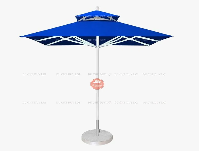 Sản phẩm 22_1690427774_du vuong dung tam 2 tang duy loi mau xanh duong dam 01 — Dù Che Duy Lợi - Công Ty CP SX Và Xây Dựng Duy Lợi — MST 0315917706