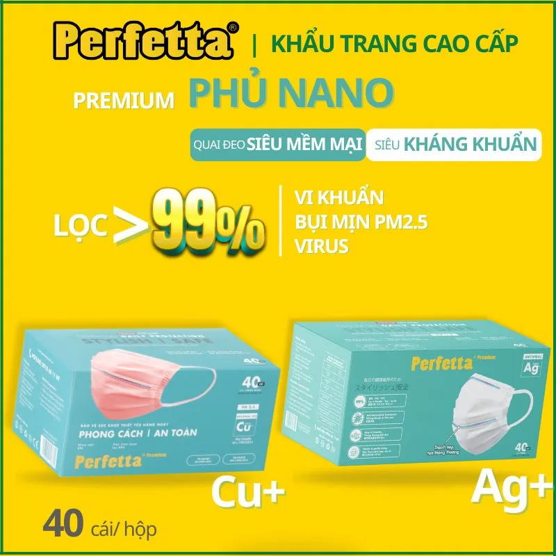 Sản phẩm Khau Trang Phu Nano Perfetta — Công Ty CP VNPS — MST 0315926411