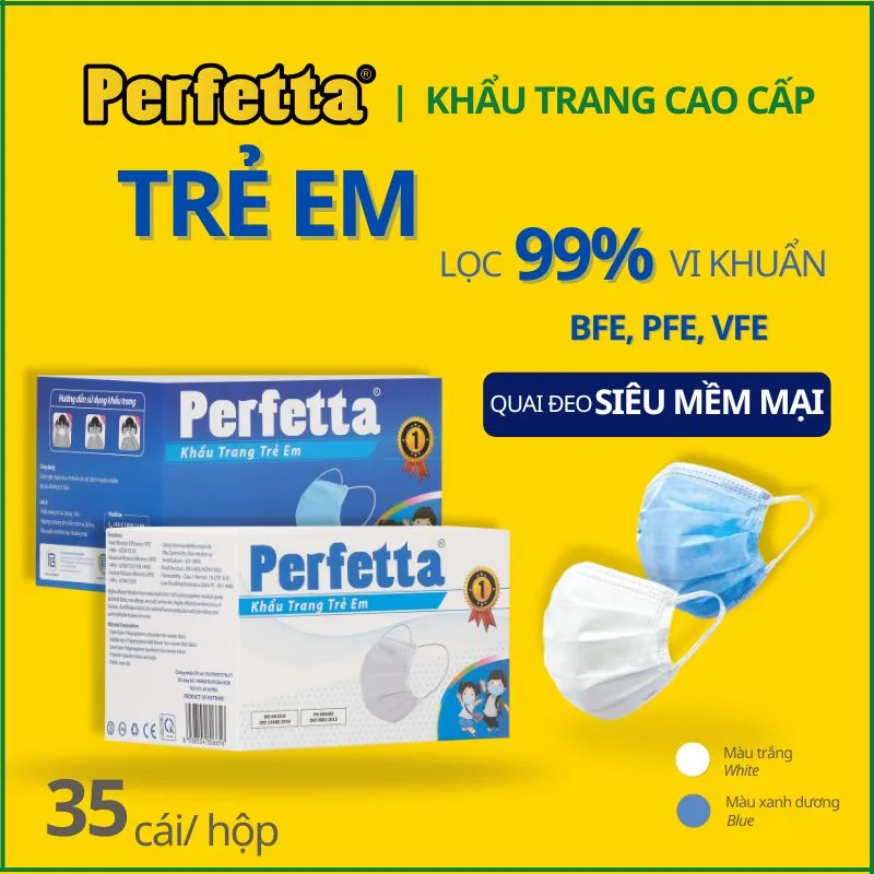 Sản phẩm Khau Trang Tre Em Perfetta — Công Ty CP VNPS — MST 0315926411