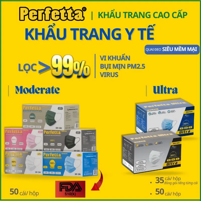 Sản phẩm Khau Trang Y Te Perfetta — Công Ty CP VNPS — MST 0315926411