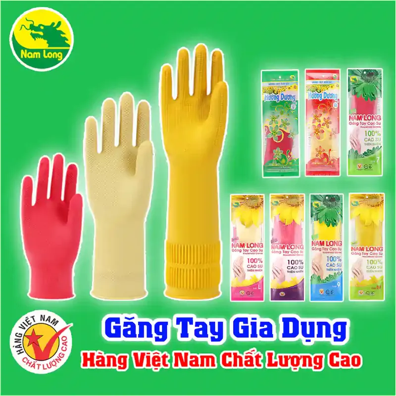 Sản phẩm gang tay cao su gia dung — Công Ty CP VNPS — MST 0315926411
