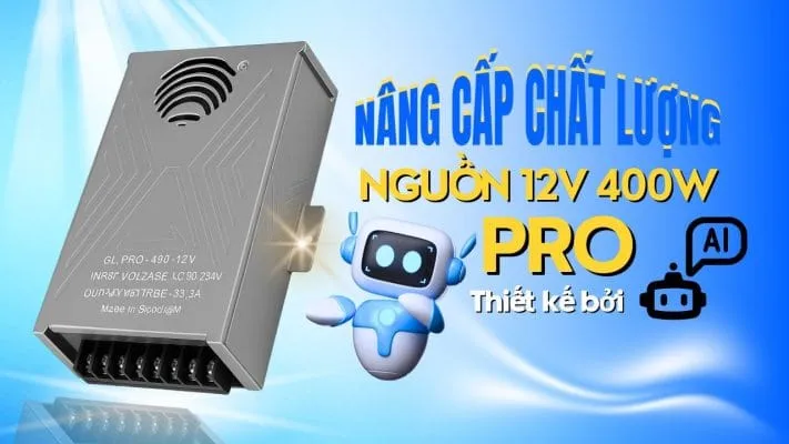 Sản phẩm nguon led 12v 400w pro thi cong quang cao 711x400 — Công Ty TNHH Thương Mại Dịch Vụ Goodlight — MST 0315933024