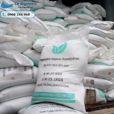 Sản phẩm mgso4 7h2o 98 — Hóa Chất Công Nghiệp Lê Nguyên - Công Ty TNHH Đầu Tư Thương Mại Dịch Vụ Xuất
Nhập Khẩu Lê Nguyên — MST 0315947267