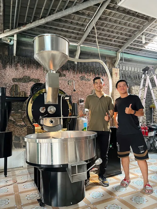 Sản phẩm combo may rang ca phe 30kg cho miacoffee.jpg scaled — Công Ty TNHH Công Nghiệp Vũ Phong — MST 0315956409