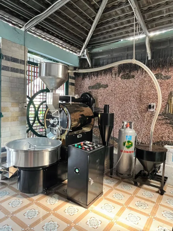 Sản phẩm may rang ca phe 30kg cho miacoffee scaled — Công Ty TNHH Công Nghiệp Vũ Phong — MST 0315956409