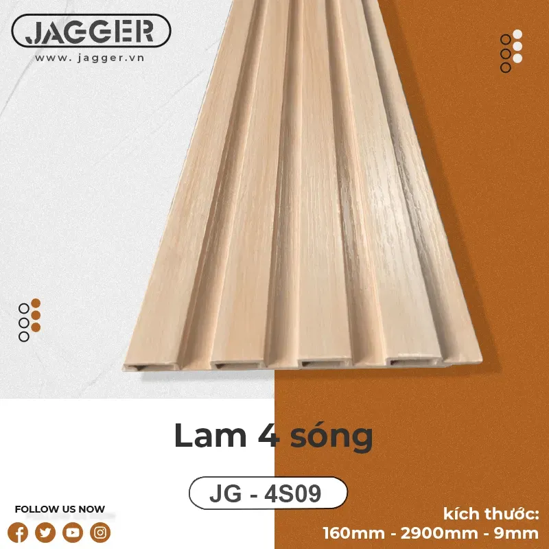Sản phẩm lam 4 song 4W09 — Công Ty TNHH Cát Quang — MST 0315984621