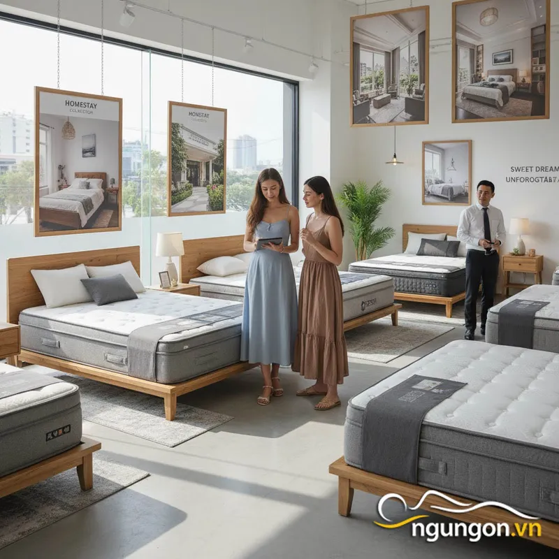Sản phẩm chon nem cho homestay 1 — Nệm Ngủ Ngon - Công Ty TNHH Sản Xuất Thương Mại Nệm MIMOSA — MST 0315987622
