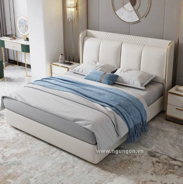Sản phẩm giuong ngu boc da 12 — Nệm Ngủ Ngon - Công Ty TNHH Sản Xuất Thương Mại Nệm MIMOSA — MST 0315987622