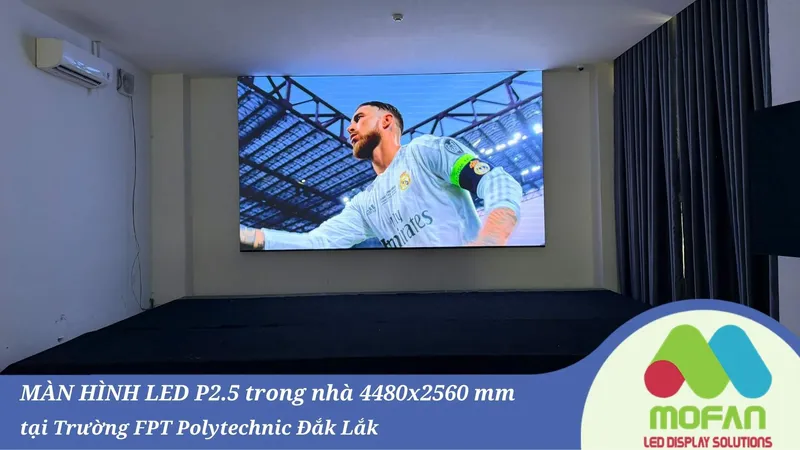 Sản phẩm man hinh led p2 5 trong nha truong fpt dak lak 1 — Công Ty Cổ Phần Công Nghệ Mofan Việt Nam — MST 0315989267