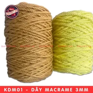 Sản phẩm DAYDET KDM01 DAY MACRAME 3MM 300x300 — Dây Dệt Việt - Công Ty TNHH Túi Giấy Việt — MST 0316004836