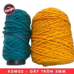 Sản phẩm DAYDET KDM02 DAY TRON 3MM 300x300 — Dây Dệt Việt - Công Ty TNHH Túi Giấy Việt — MST 0316004836