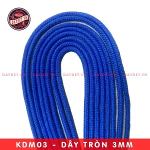 Sản phẩm DAYDET KDM03 DAY TRON 3MM 300x300 — Dây Dệt Việt - Công Ty TNHH Túi Giấy Việt — MST 0316004836
