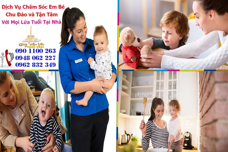 Sản phẩm dich vu thue nguoi cham soc em be — Công Ty TNHH Giúp Việc Nhà Thiên Phúc — MST 0316011833