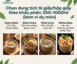 Sản phẩm dung tich to giay hop giay 250 1000ml 1768986418 — Công Ty TNHH Sản Xuất Sản Phẩm Thiên Nhiên Huỳnh Lâm — MST 0316024159