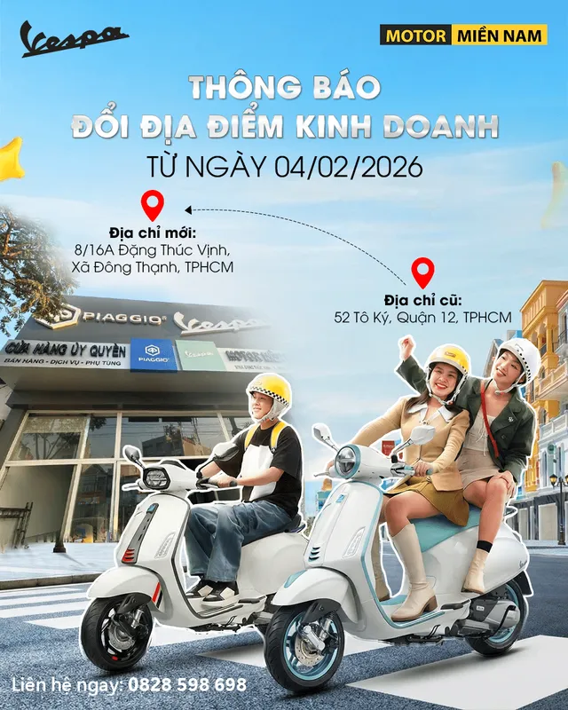 Sản phẩm Post 03.02 — Piaggio Motor Miền Nam - Công Ty TNHH Motor Miền Nam — MST 0316034245
