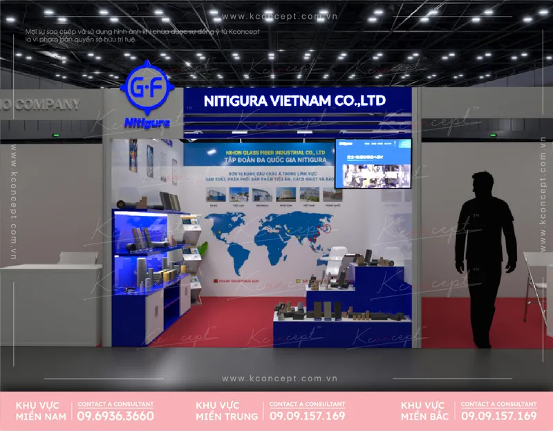 Sản phẩm Anh thiet ke gian hang trien lam chuyen nghiep nitigura tai kconcept 01 — Công Ty TNHH KCONCEPT — MST 0316036845