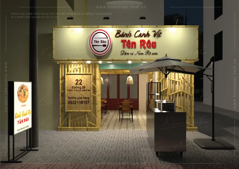 Sản phẩm anh thiet ke thi cong noi that quan an phong cach retro kconcept 01 01 — Công Ty TNHH KCONCEPT — MST 0316036845
